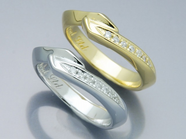 EDGE FLAG RING with DIA(K18)