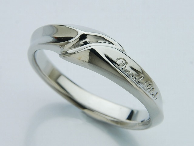 WAVE LINE RING(Pt900)