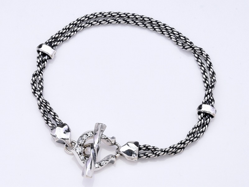 SLANT HORSE SHOE BRACELET