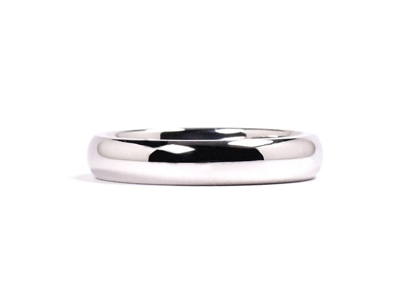 ARC LINE RING 4mm(Pt900)