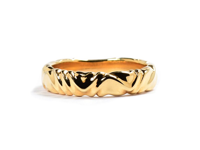 WIND LINE RING 4.5mm(K18)