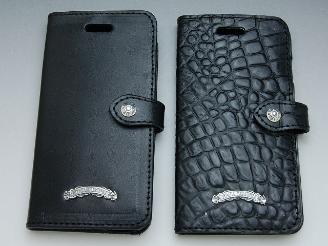 ブックiphone6/6sケース(スムース、型押しクロコ)