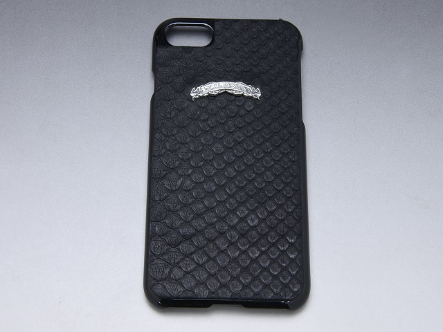 iPhone7/8 レザーカバー(パイソン,シャーク)