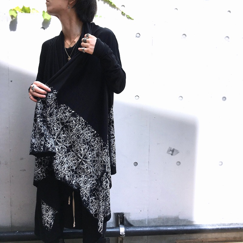 CIVARIZE× DEALDESIGN】 CS Print Topper Cardigan(BK)