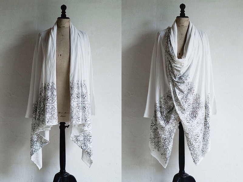 【CIVARIZE× DEALDESIGN】 CS Print Topper Cardigan(WH)