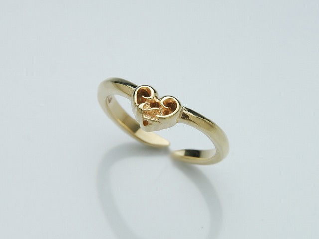SNAKE WIRE RING PHALANGE:K10
